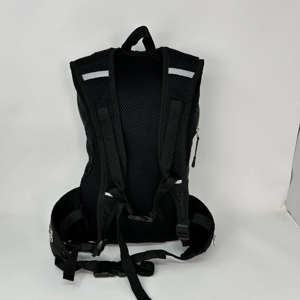 Old Navy Women's Black Floral Backpack Multi Compartment Athletic Gym Travel - Image 4 of 4