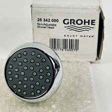 GROHE Relexa Shower Head Chrome 28 342 000 - 2.5 GPM Nonadjustable Single-Spray.