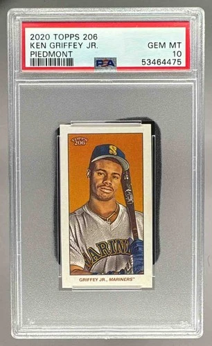 4475 Ken Griffey Jr 2020 Topps 206 Piedmont Mini PSA 10