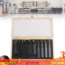 Drehmeißel Drehstahl HM Wendeplatten Set in Box 9 tlg. 20x20 mm für Drehbank DE