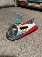 1950s Atom Rocket 7 Space ship battery operated MODERN TOYS Tin car  japan Works