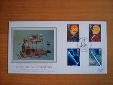 GB FDC BRADBURY PPS SILK 67 1991 SCIENTIFIC ACHIEVEMENTS MICHAEL FARADAY LONDON