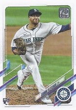 2021 Topps Update #US326 Aaron Fletcher Seattle Mariners Rookie Card RC