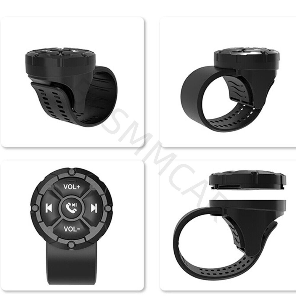 Wireless Bluetooth Remote Control Motorcycle Handlebar Button Media Controller