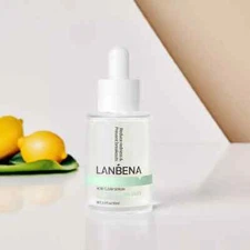 Lanbena Acne Clear Serum - Acne Treatment for Clear  Smooth Sensitive Skin - 1oz