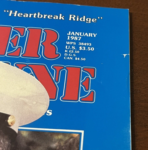 SOLDIER OF FORTUNE MAGAZINE JANUARY 1987 CLINT EASTWOOD HEARTBREAK RIDGE - Picture 8 of 14