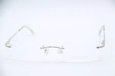 NEW DANIEL SWAROVSKI S176 00 6050 SILVER CLEAR AUTHENTIC FRAMES EYEGLASSES 51-19