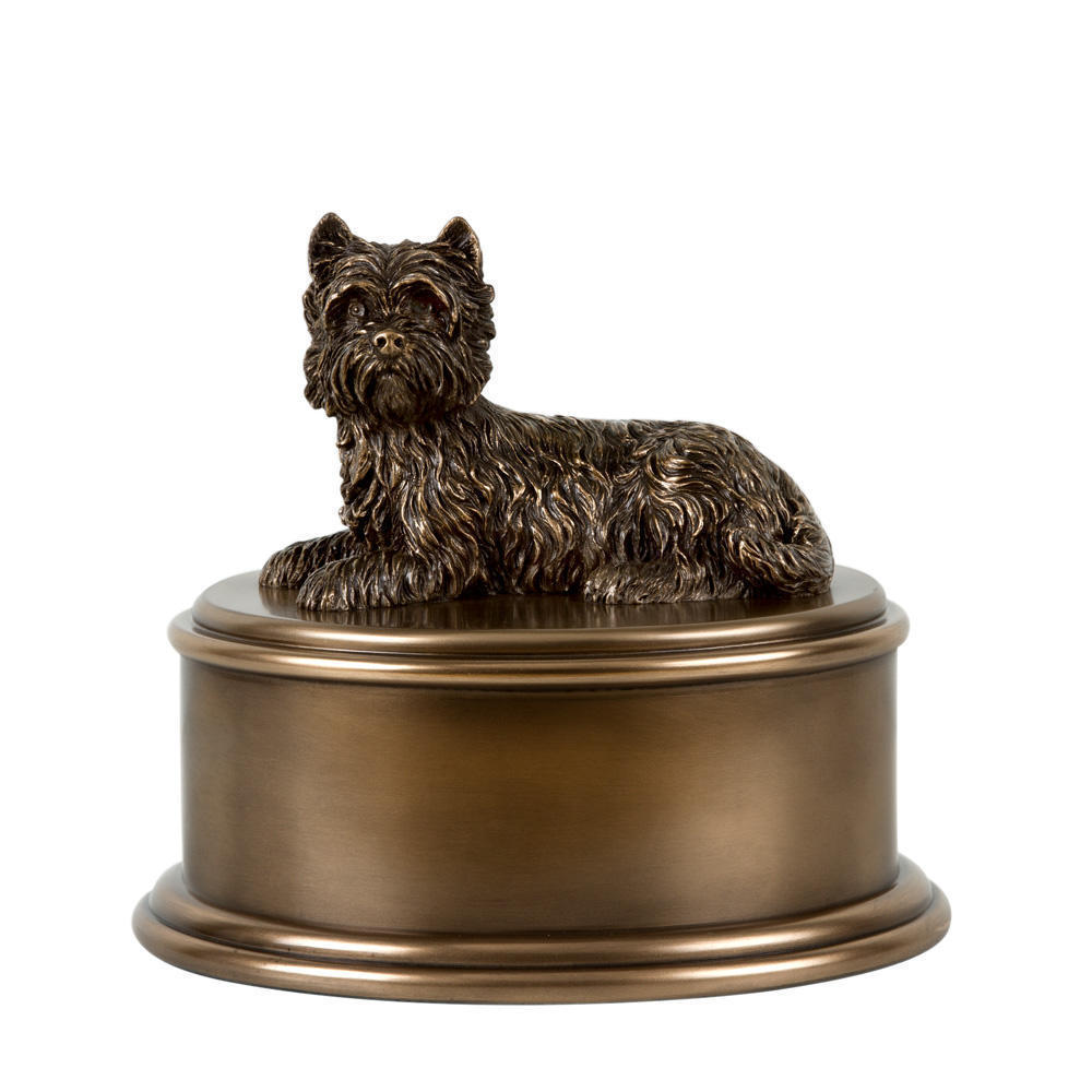 westie cremation urn