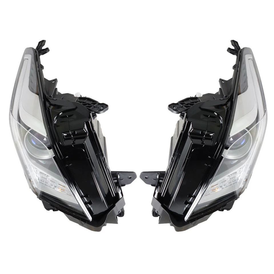 For Cadillac ATS 2013-2018 Left+Right Side Projector Headlight Assembly Halogen - Image 4 of 4