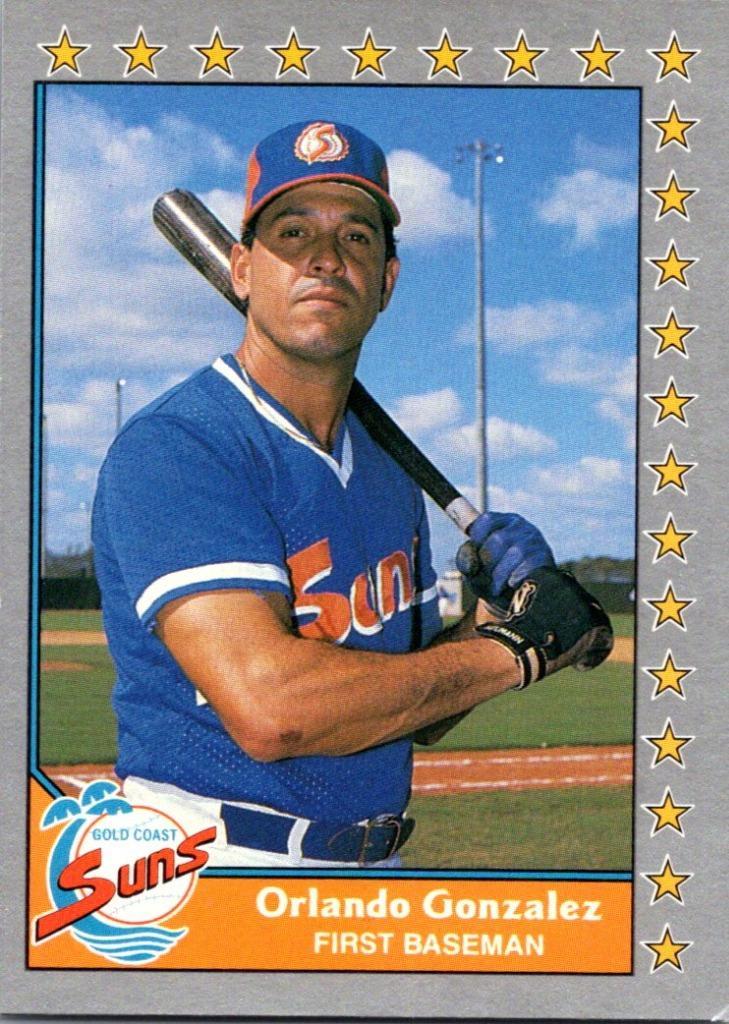 ORLANDO GONZALEZ 1990 Pacific Senior Professional Baseball #82