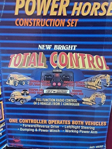 New Bright-R/C Controlled Shovel & Dump Truck-6 volt-UNUSED-COMPLETE - Picture 7 of 9