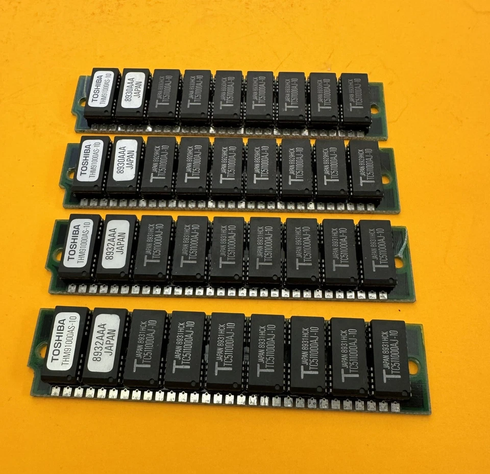 Sun 501-1408 1MB 30-Pin 1Mbit x 9-Bit 100ns SIMM SPARCstation 1, SPARCstation 1+ - Image 2 of 4