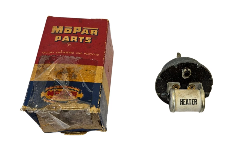1951-1954 Dodge Plymouth DeSoto S-15 Heater Fan Blower Switch NOS 1339794. - Image 2 of 4