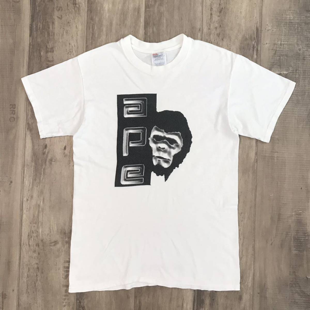 BAPE × stash vintage Hanes body compression T-shirt White A