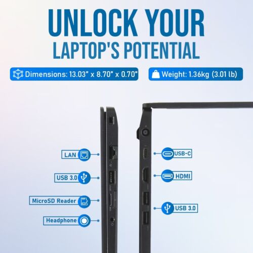 Dell Latitude 7480 14" Intel i7-7600U 2.8GHz 16GB RAM 240GB SSD WiFi + BT Laptop - Picture 2 of 21