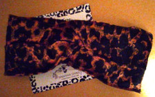 Jennafer Grace LTD EDN Handmade Clothing San Diego, CA Golden Leopard Headband
