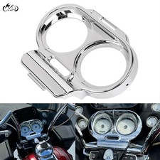 Chrome Gauge Cover Nacelle Housing Fairing For Harley Road Glide Custom FLTRX