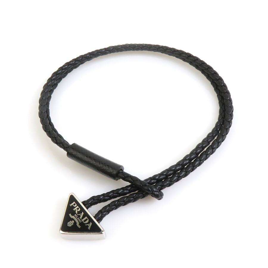 PRADA bracelet leather metal black c1155520738HA | eBay PRADA bracelet leather metal black c1155520738HA | eBay
