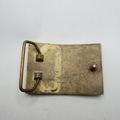 VINTAGE HONDA BELT BUCKLE MOTORCYCLE SOLID BRASS ANTIQUE 