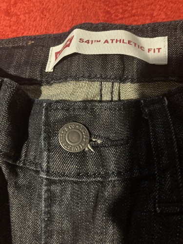 Levi’s strauss & co 541 athletic fit denim jeans boys size 12 dark gray - Picture 6 of 14