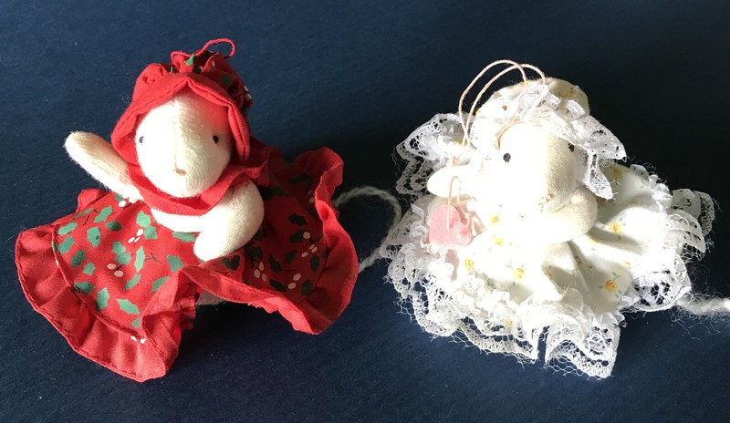 Two Russ stuffed Mouse stuffed animal doll Ornaments/ Figurines