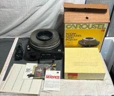 Vintage KODAK CAROUSEL 35mm Slide Projector 750H  140 Tray SEE VIDEO