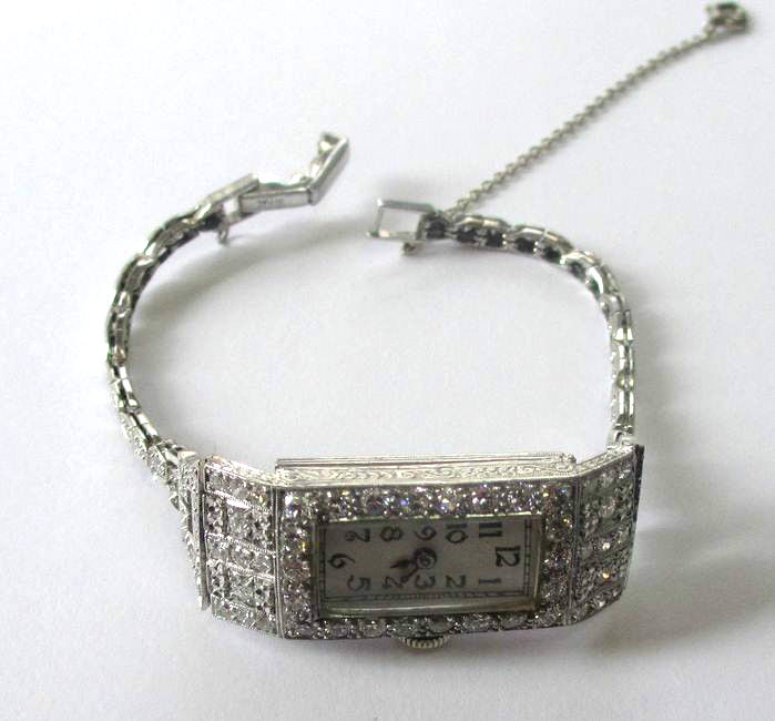 BRUNYIL PLATINUM DIAMOND WRIST WATCH - WL1826 - Image 5