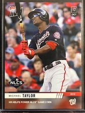 2019 Topps Now #1004 Michael Taylor Washington Nationals