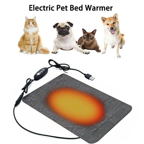 Adjustable Electric Hot Compress Blanket Pet Heating Pad Bed Heater Warm Mat