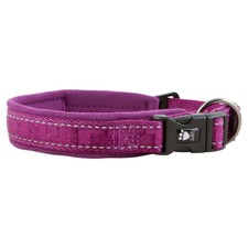 Hurtta Casual Halsband Violett für Hunde, Einstellbar, Reflektoren, Alltag