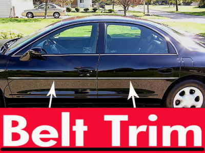 ForOldsmobile AURORA CHROME SIDE BELT TRIM DOOR MOLDING 1995 1996 1997 1998 1999