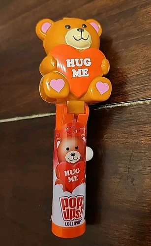 Flix Candy Pop Ups Valentine Bear Candy Dispenser Vintage Collectible Toy