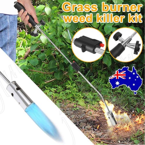 Grass Burner Weed Killer Kit Shrub Garden Tools Butane Gas Torch Gas