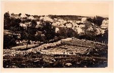 Scenic View of Washington Maine ME Houses 1900s RPPC Postcard Photo