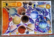 Story Time Felts - 24" X 36" Story Teller Space Astronomy Them Flannel Board Set