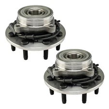 2PCS New 4WD Front Wheel Hub and Bearing For Dodge Ram 2500 3500 2003 2004 2005