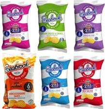 Seabrook Chips Crisps Various Flavours Chips Bags Collection Perfect Treat