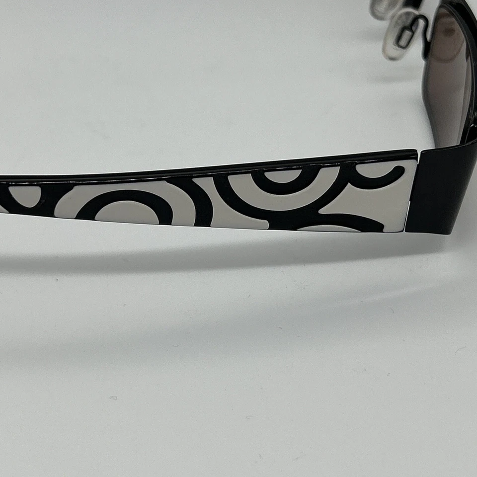 Monturas rectangulares de borde completo Osiris 655 Mod negro blanco Foto 3 de 4