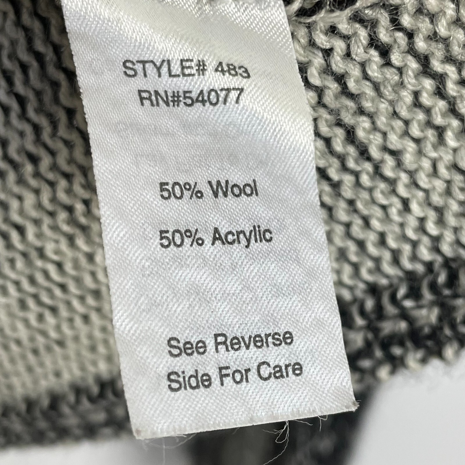 CAbi Womens Medium Patchwork Cocoon Cardigan Wool… - image 9