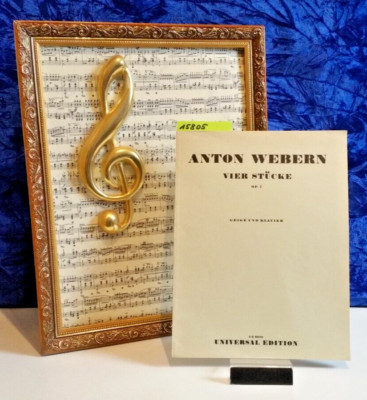 Anton Webern:  ''Vier Stücke''  op. 7,  für Violine und Klavier