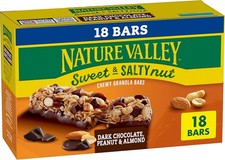Valley Granola Bars, Sweet and Salty Nut, Dark Chocolate Peanut and