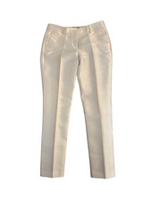 2014 Michael Kors Runway Collection Ivory Silk Dress Pants