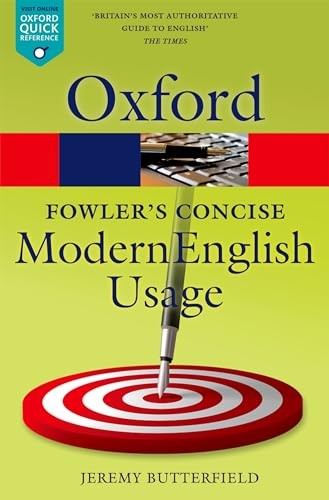 Fowler's Concise Dictionary Of Modern English Usage - Paperback - G245Z-image