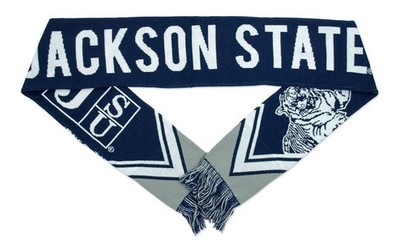 Jackson State University Acrylic Scarf   Gray-New!