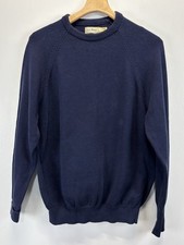 Vtg L.L. Bean Men’s Blue Sweater 100% Cotton Made in USA Size X-Large Crew Neck