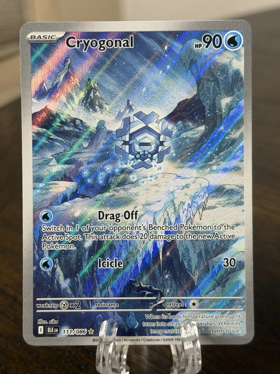cryogonal pokemon card value Cryogonal - 111/086 - SV: Black Bolt