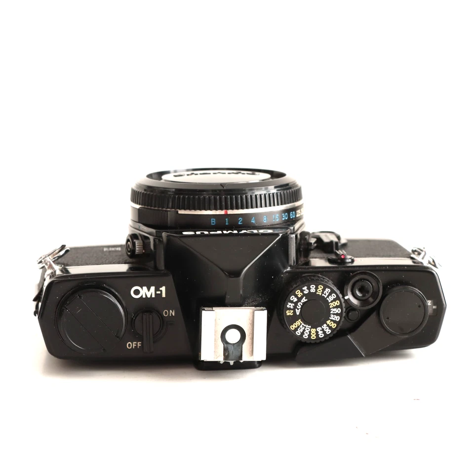 Olympus OM-1 35mm SLR Film Camera Body, Black, Boxed, EXC, UK, Warranty! - Image 4 of 4