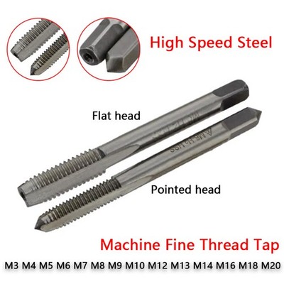 HSS Machine Thread Tap Fine Pitch Drill Bits M3 M4 M5 M6 M7 M8 M9 M10 M12 - M20