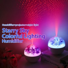 500ml USB Powered Eternal Flower Humidifier Aroma Diffuser with Star Projector