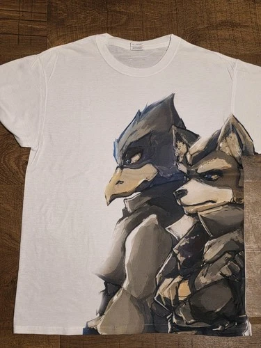 Vintage Star Fox Shirt Adult Medium M Retro Video Games Graphic AOP T Nintendo